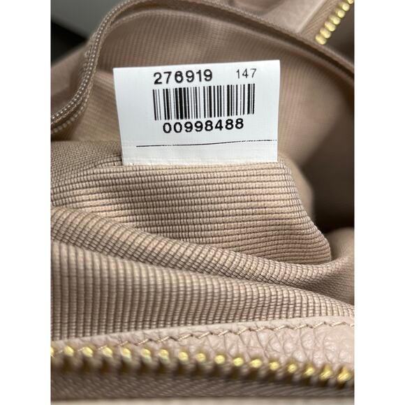 Furla Pebbled Leather Hobo Bag in Sabbia Taupe with Chain Strap and Dust Bag - Picture 3 of 15